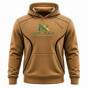 Sudadera con capucha de manga larga para hombre con bloques de color y bolsillo canguro - Product Image 6
