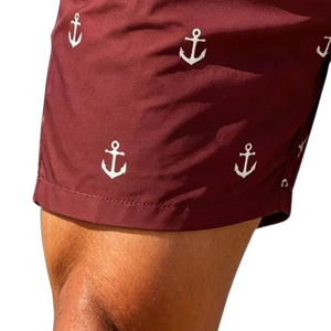 Short de bain imprimé pour hommes, short de plage à séchage rapide, taille élastique avec cordon de serrage, coupe décontractée, short d'été pour hommes, sports nautiques, vacances - Product Image 6