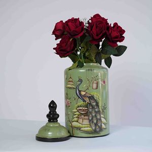 Chelsea House Blue White Song Leaf Ginger Jar - Product Image 2