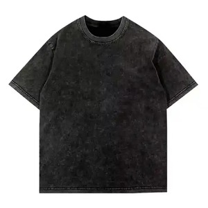T-shirts pour hommes en coton 100% à manches courtes, personnalisables avec logo OEM, couleur unie, coupe ample, pour l'été - Product Image 4