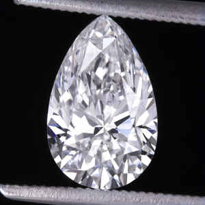 Diamant CVD rond brillant de 2,0 carats certifié IGI, VVS2, cultivé en laboratoire, taille poire, pour la fabrication de bijoux de mariée, avec certificat - Product Image 1
