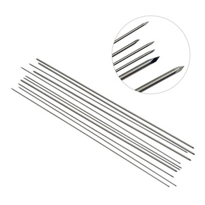 Aiguilles de Kirschner orthopédiques 10 pièces, en acier inoxydable fileté, pour implant osseux, 250 mm, instrument chirurgical manuel - Product Image 1