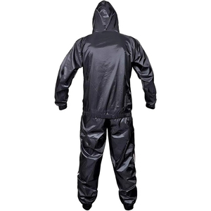 Combinaison de sauna pour hommes pour la perte de poids, fabricant de vêtements de sport en gros, combinaison de sauna avec logo personnalisé, vêtements de fitness pour la transpiration, combinaison de sauna - Product Image 5