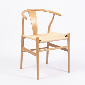 Chaise de restaurant scandinave en bois Revi avec assise tressée, mobilier de salle à manger moderne, usage commercial durable - Product Image 3