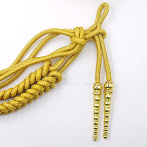 Aiguillettes Ligeras Personalizadas de Estilo Fresco, Cordón Trenzado para Hombro, Accesorio Formal para Uniformes, Ceremonias, Eventos y Desfiles - Product Image 4