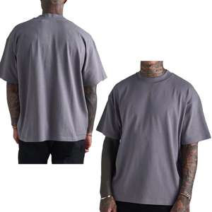 T-shirt uni élégant pour homme, été, coton doux, léger, respirant, col rond, manches courtes, décontracté, tendance, confortable, pour tous les jours - Product Image 6