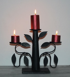 Support de bougie design au design artistique et construction durable, parfait pour la décoration de luxe, la mise en scène d'événements et une présentation accrocheuse. - Product Image 3