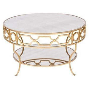Modern <b>Coffee</b> <b>Table</b> Custom Made Stainless Steel Metal Frame Gold <b>Wire</b> Design Durable Home Furniture - Product Image 1