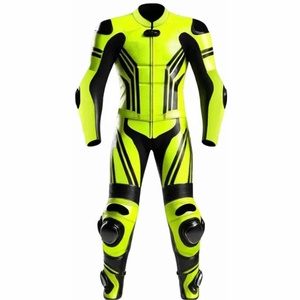 Traje de Motocicleta de Cuero Personalizado, Impermeable, Cortavientos, de Talla Grande, para Hombre, con Protección Completa del Cuerpo - Product Image 3