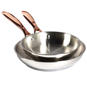 Juego de Ollas y Sartenes de Lujo de Tres Capas de Cobre, Juego de Ollas y Sartenes Profesionales con Revestimiento de Acero Inoxidable, Juego de Cacerolas con Exterior de Cobre Premium - Product Image 6
