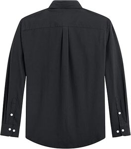 Camisa Oxford de Algodón 100% para Hombre, Casual, Cuello Clásico, Talla Grande 7XL, Estampado Ecológico de Moda, Manga Larga - Product Image 2