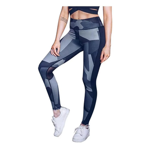Ropa Deportiva Personalizada, Ropa de Gimnasio, Conjuntos de Yoga, Leggings Deportivos Sólidos de Cintura Media sin Costuras para Mujer - Product Image 4