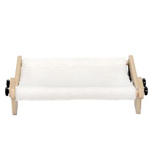 Amaca per Gatti in Peluche da Finestra, Comoda Seduta in Legno Senza Foratura e Senza Ventosa per Gatti da Interno - Product Image 4