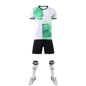 Uniforme de football personnalisable de haute qualité, uniforme de football à manches courtes pour adultes - Nouveauté, haute qualité, respirant - Product Image 4