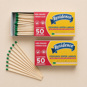 Fósforos de Seguridad para Barbacoa de Larga Duración con Varillas Resistentes para Asar, Acampar y Fogatas de Picnic - Product Image 6