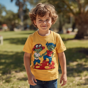 T-shirt en coton pour garçons de 2 à 6 ans, doux, confortable, décontracté, avec personnalisation OEM ODM - Product Image 1