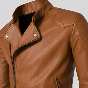 New 2026 <b>Men</b> Casual Style <b>Jacket</b> With Premium Stitching Front Zip And Soft Inner Lining Stand Collar Zip Closure With Pocets - Product Image 4