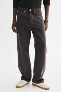 Hammer Loop Carpenter Wide Leg Eco-Friendly Ripped Heavyweight Denim <b>Jeans</b> for Men-Tough Cotton <b>Work</b> Pants - Product Image 3