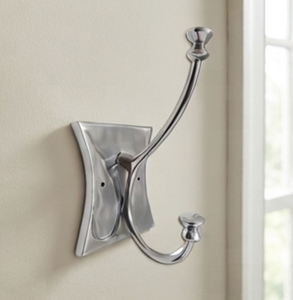 Modern Wall Mounted Metal <b>Hooks</b> Rust Resistant Design For Clothing Storage Elegant Home Decor - Product Image 1