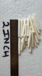 Premium 2 Inch Buffalo Bone Hair Pipe Beads for Tribal Jewelry Making Ethnic <b>Choker</b> Supplies Handcrafted Smooth Bone Spacers - Product Image 3