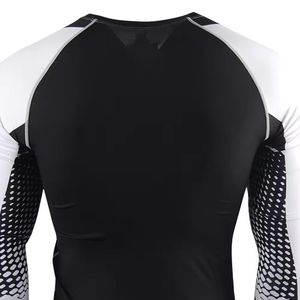 Wholesale High Quality Custom New Design Breathable Quick Dry Spandex/Polyester Full Sleeve Custom Print Front Logo MMA - Product Image 6