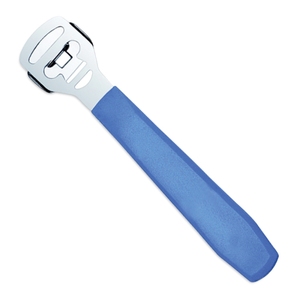 Râpe à callosités double face en acier inoxydable avec manche en plastique pour l'élimination des cors aux pieds - Product Image 1