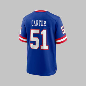 OEM Custom 100% Polyester Sublimated American Football Jersey New Stitched Breathable Rugby Jersey Wear - Product Image 5