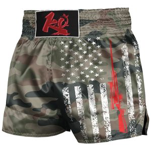 Shorts de boxe unisexes sur mesure OEM, finition satinée, sublimation, fentes latérales, légers, vente en gros, usine OEM - Product Image 1
