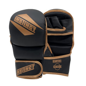Gants d'entraînement légers en cuir PU de qualité professionnelle, à demi-doigts, pour débutants en MMA, pour l'entraînement quotidien - Product Image 1