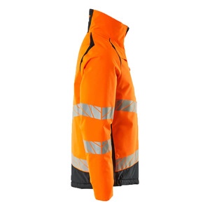 Chaqueta de Seguridad con Calefacción para Exteriores, Reflectante Amarilla de Alta Visibilidad, Transpirable, Impermeable, Certificada CE, Precio al por Mayor - Product Image 3