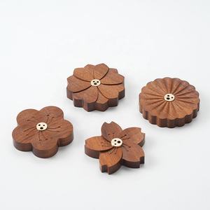 Support d'encens tendance en bois et laiton pour la maison, idéal pour les fêtes, les temples et l'aromathérapie – Plateau de méditation finition premium - Product Image 2