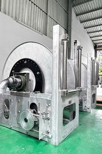 Servicio OEM/ODM: Carrete de manguera de alta resistencia de aluminio natural con diseño multi-enrollado TechnoJet HRM25A6001 de 12V, flujo de 800-1000 GPM - Product Image 5