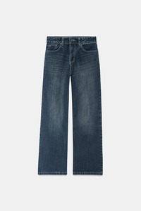 Women's Stretch Denim Jeans <b>Boot</b> Cut Knee Length Mid Waist Eco-Friendly Vintage Style Comfort-Stretch Soft Breathable - Product Image 1