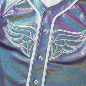 Camisetas de béisbol personalizadas de alta calidad de fábrica OEM al por mayor, uniformes con botones y rayas en blanco para promoción. - Product Image 6