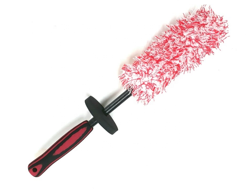 Корейский Премиум микрофибра 18 "колесная щетка Новая Грузовая Шина с подробным описанием по уходу за автомобилем/ручной щит/без царапин