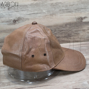 New Arrival Trendy Durable Lightweight Stylish Custom Made Good Supplier OEM ODM Service Premium Synthetic Leather Fashion Caps - Product Image 4