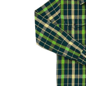 Camisa de Franela Extra Suave a Cuadros con Dos Bolsillos, Impermeable, Resistente al Viento, Ignífuga y Anti-UV para Motociclismo y Automovilismo - Product Image 6