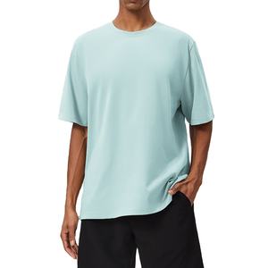 Vente en gros de t-shirt en coton respirant de qualité supérieure avec logos personnalisés t-shirt à manches courtes pour la course à pied vêtements décontractés en plein air - Product Image 4