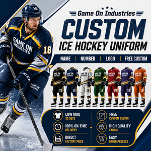 High Performance Wear Personalized Number Design Vintage Style Team Sportswear Breathable Sublimation Custom Ice Hockey Uniform - Product Image 1