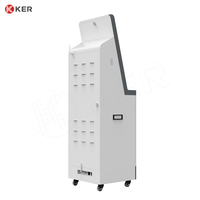 Kios Pembayaran Mandiri Layar Sentuh dengan Printer Laser Warna A4, Pembaca Kartu NFC 19 Inci, dan SDK