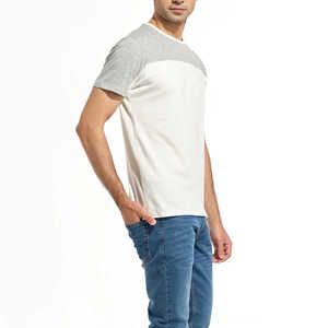T-shirt pour homme à manches courtes personnalisé de haute qualité, en lin confortable, idéal pour les tenues décontractées et les soirées. - Product Image 6