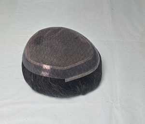 Peluca de Cabello Humano Australiano, Cabello Virgen Remy, Prótesis Capilar China, Toupee Taz Hair BD, Ondas Suaves, Ondas Profundas, Lace Front - Product Image 2