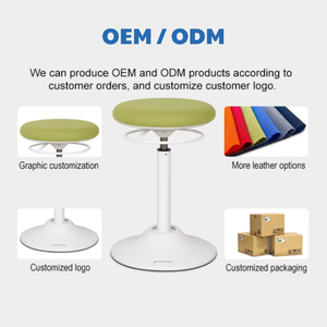 Tabouret de bureau ergonomique BIFMA en métal - Product Image 5