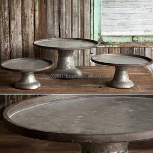 Support à gâteau rond en métal cuivré pour événements bohèmes rustiques et paramètres de célébration écologiques - Product Image 6