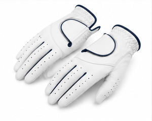 Gants de golf de luxe en cuir Cabretta respirant pour hommes et femmes, adhérence douce, antidérapants, accessoire de sport, logo, vente en gros - Product Image 6
