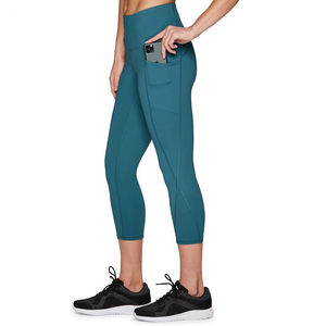 Leggings pour femmes personnalisés, respirants, tricotés, taille haute, avec un design tendance, en coton/fibre de bambou, vente en gros de leggings pour femmes - Product Image 4