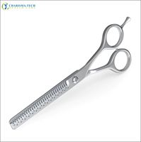 Kit de ciseaux de barbier Dragon en acier inoxydable, revêtement plastique noir, ciseaux de coupe de cheveux pour salon de coiffure, ciseaux à effiler, ensemble de 2 pièces pour la coiffure