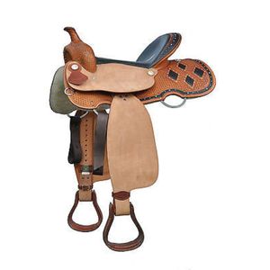 Silla de montar Western Black Diamond Stingray Pleasure Show de cuero natural de EE. UU., 15-16 pulgadas, hecha a mano, duradera, OEM, al por mayor - Product Image 4