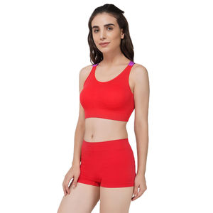 ชุดโยคะออกกำลังกายสำหรับผู้หญิงแบบใหม่ล่าสุด ดีไซน์สั่งทำได้ ชุดออกกำลังกาย 2 ชิ้น ชุดโยคะขาสั้นสำหรับผู้หญิง ราคาขายส่ง พร้อมบริการ OEM - Product Image 1