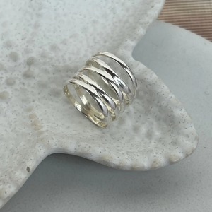 Minimalist 925 Silver Geometric <b>Plain</b> Band <b>Ring</b> Unisex Everyday Wear - Product Image 3